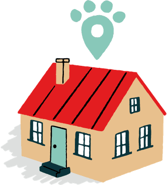 professional dog walker house location